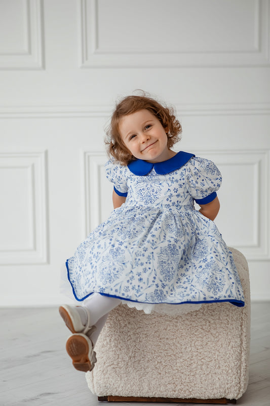 Blue Blossom Whimsy Dress