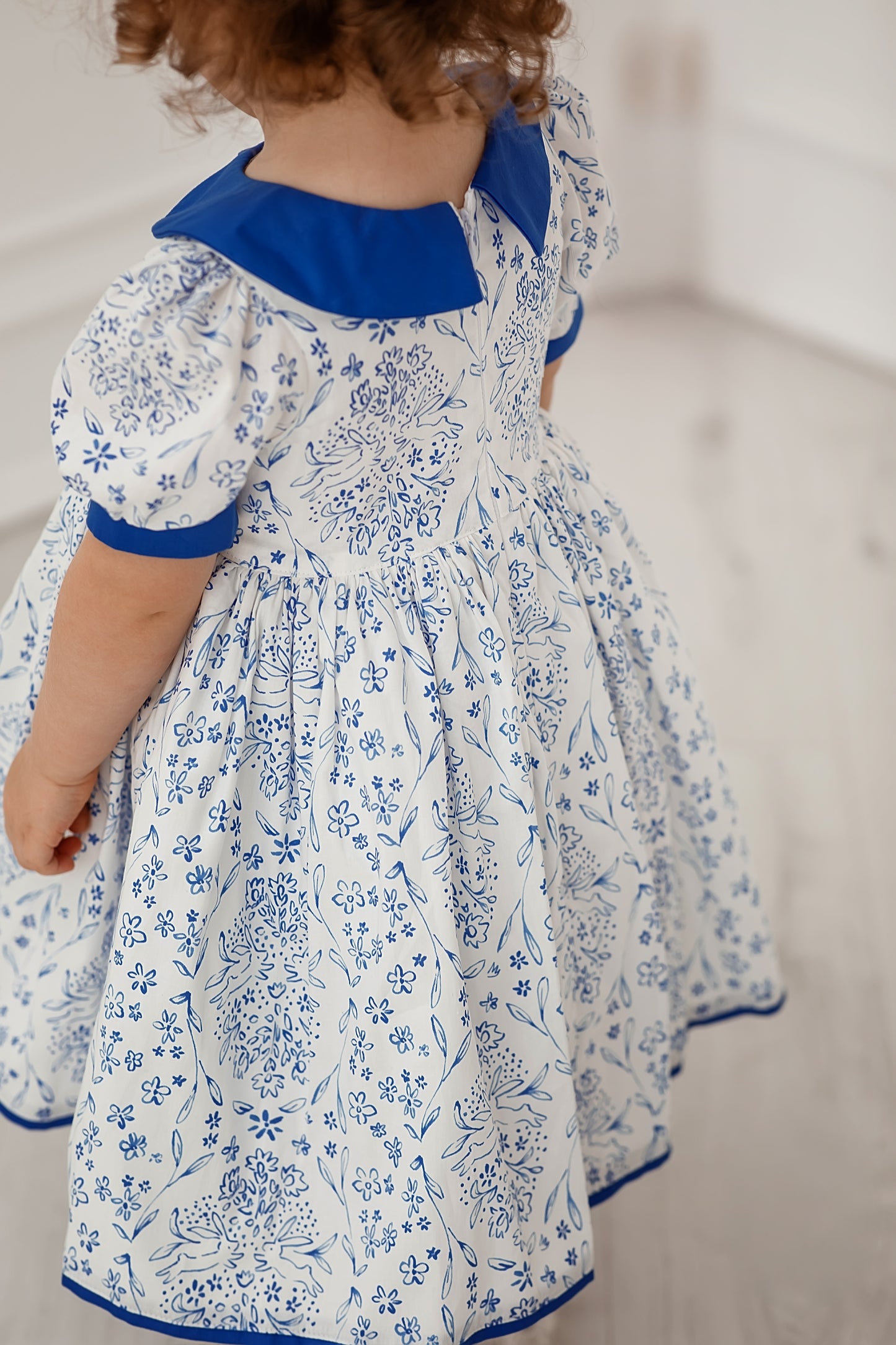 Blue Blossom Whimsy Dress