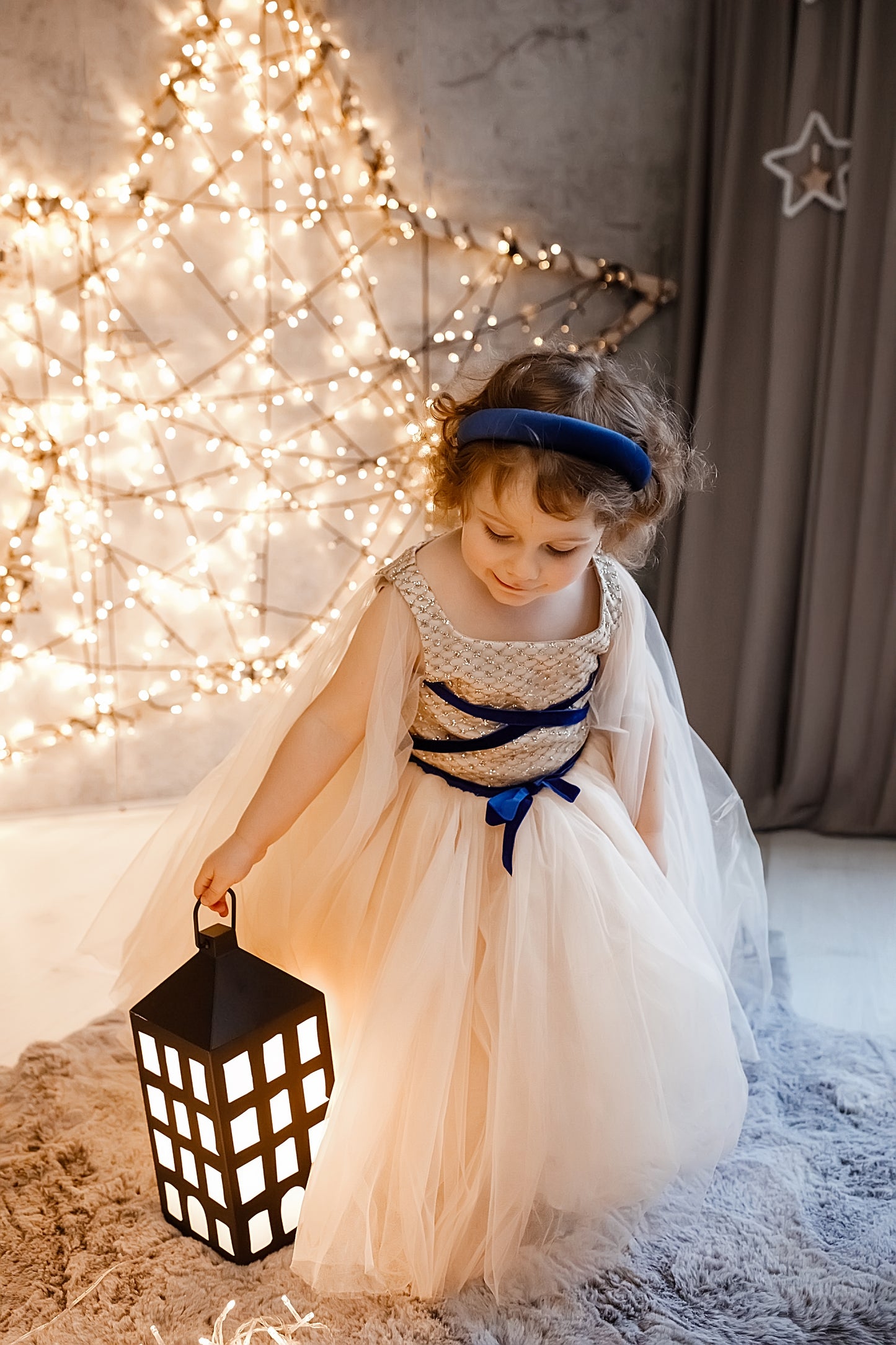 Midnight Sparkle Princess Dress