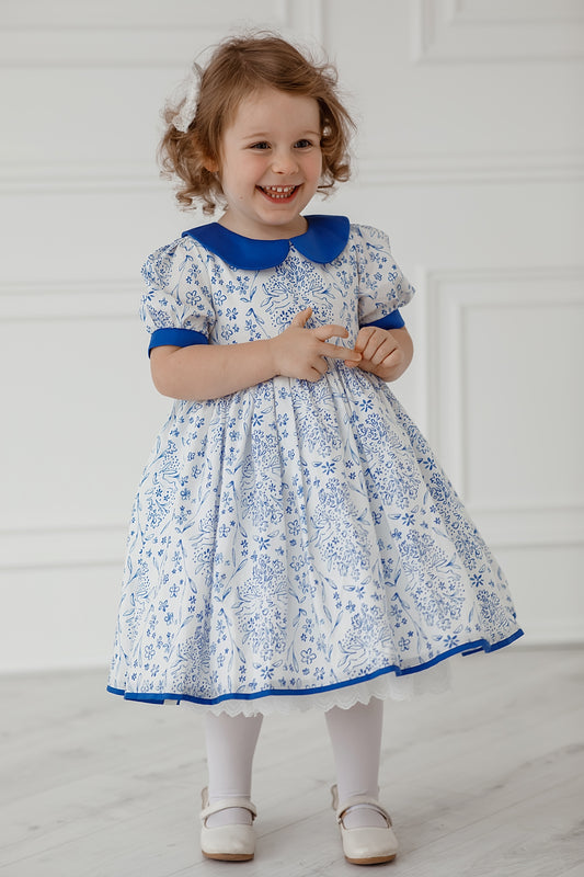 Blue Blossom Whimsy Dress