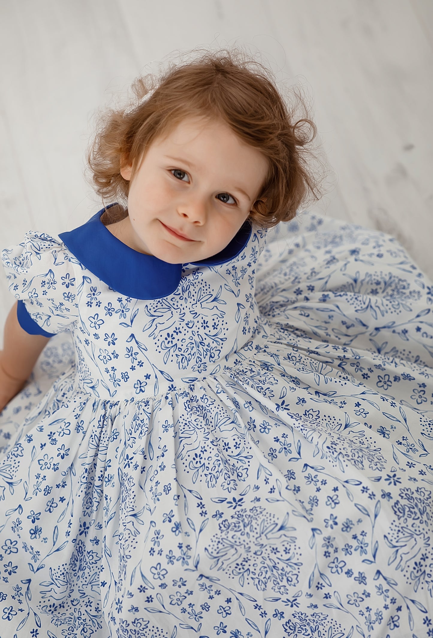 Blue Blossom Whimsy Dress